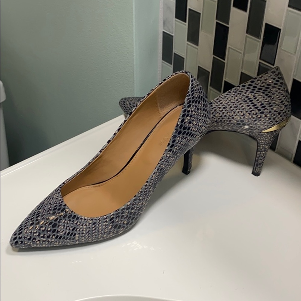 Calvin Klein  snake print shoes